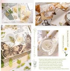 Maxleaf Pred Flower Stiers Set, 270PCS Dried Flowers Waterproof