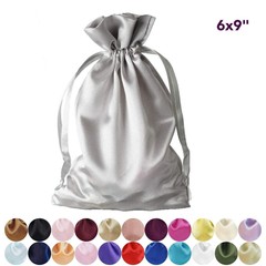 6×9″ SATIN BAGS with Pull String Wedding Party Gift Favors Pouches Wholesale