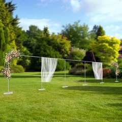 10’x50′ Backdrop Stand Pipe Kit,Background Support System Curtain Frame HOT NEW