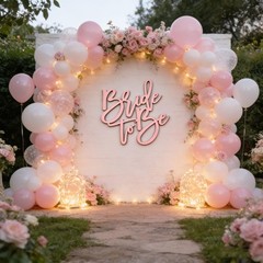 Bride to Be Wooden Sign for Backdrop- DIY Engagement Party Decorations White
