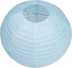 4″6″8″10″12″14″16″18 Round Paper Lanterns Lamp Wedding 4″/10CM, Baby Blue