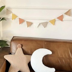 3.93 Feet Triangle Flag Banner Bunting Pennant for Kids Teepee Tent,Party and…