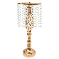 10 Pcs 19.3 inches Tall Crystal Flower Stand Wedding Flower Vase for Reception