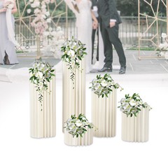 5 Pack Flower Stand Plinth Floral Display Wedding Centerpieces Stand 20-100cm