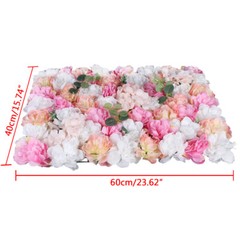 12*Artificial Flower Wall Panels Flower Panels for Venue Backdrop Wall Decor