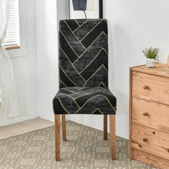 Printed Chair Covers Stretch Dining Room Chair Covers Wedding Banquet Home Decor