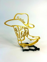Happy Birthday, Happy 60th, 50th, 40th, 30th, Birthday Cowboy Centerpiece