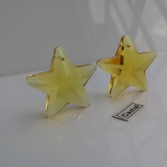 10PCS 29mm Star 6Color Crystal Prisms Pendants Bead SunCatcher Charms Ornament