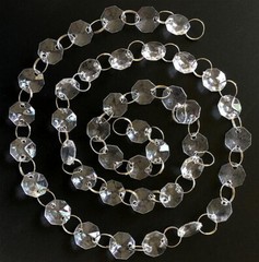 330FT Octagonal 14mm Bead Acrylic Garland DIY Curtain Chains Home Wedding Decor