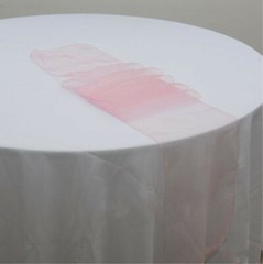 Pink organza chair sashes chair ties bow Chair ribbon wedding anniversary decor