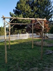 Driftwood Chuppah Wedding Arch Arbor Canopy Huppah Jewish Ceremony H 7 ft W 6 ft