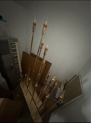Golden Reed LED Light Stands Decor Party Wedding