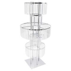 5 Tier Round Flower Stand for Wedding Reception Birthday Party Events Home Decor