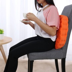 Family Office Corduroy Round Shaped Sofa Floor Chair Seat Cushion Pad 40cm Dia
