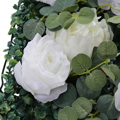 24″ X 16″ Artificial flower panels Floral Backdrop Silk Rose Wall Home Decor