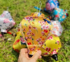 Vietnam Silk Lanterns 22cm for Wedding Party Decoration Restaurant Garden -Set 8