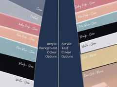 Acrylic 3D Welcome Wedding Horizontal Signage – Style 2