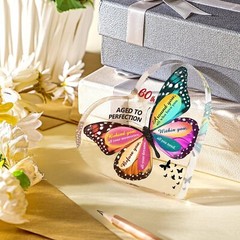 60th Birthday Gifts for Women, Acrylic Heart Sign Birthday Decorations Presen…