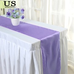 12”×108” Satin Table Runner Wedding Tablecloth Xmas Party Banquet Decoration