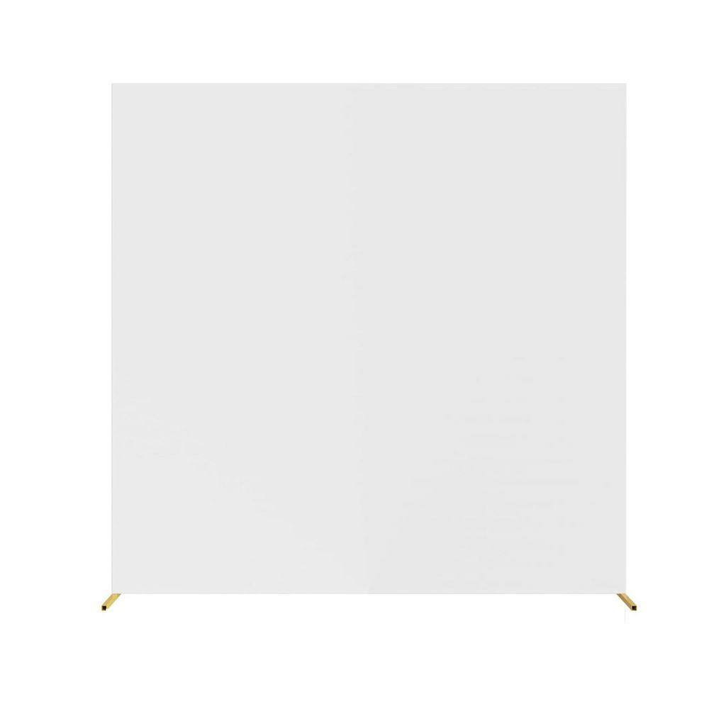 Square Wedding Arch Cover White 6.6 Ft. X 6.6 Ft. Stretch Spandex Backdrop for P