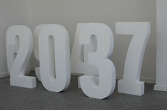 Number Styrofoam 80cm Tall Styrofoam Numbers Buy Kids Birthday Decoration