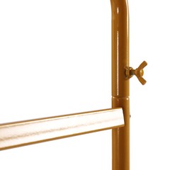 Gold Iron Freestanding Wedding Arch Backdrop Stand 1.5m For Party