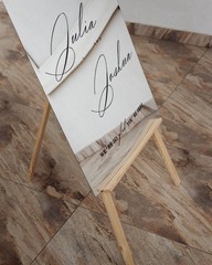 Silver Mirror Wedding Sign – Acrylic Wedding Welcome Sign -Wedding Signage Decor