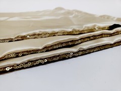 Sequin gold PILLOW COVERS 18″ x 18″ Square Cushion (3 Pieces)