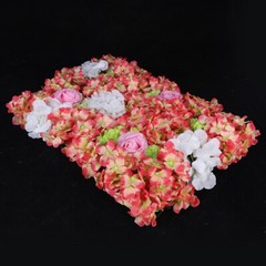 Rose &Hydrangea Flower Wall Panel For Filming Wedding Party Backdrop Flower Wall