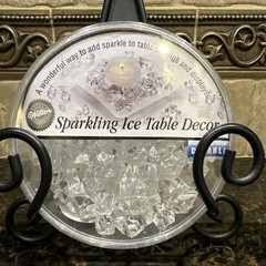 WILTON ACRYLIC PLASTIC GEM STONE SPARKLING ICE CUBE SCATTER/VASE TABLE DECOR