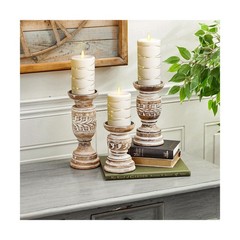 Flameless LED Candles with Timer 3 pc Flickering Flameless Candles … Fast Ship