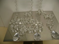 ACRYLIC CLEAR CHANDELIER CRYSTAL BEAD CHAIN STRAND 70″ CURTAIN WEDDING SET 150