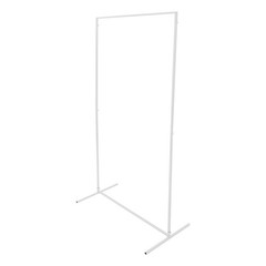 3pcs Rectangular Metal Backdrop Stands Weddings Party White Balloon Frames Decor