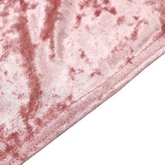 3 DUSTY ROSE Crushed Velvet Round Top Wedding Arch Backdrop STAND COVERS Set