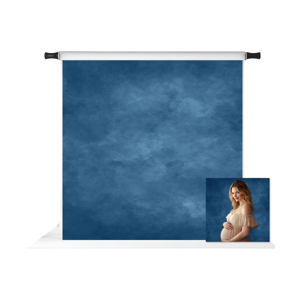Kate 10x10ft Abstract Photography Backdrop Blue Portrait Background Studio Bl…