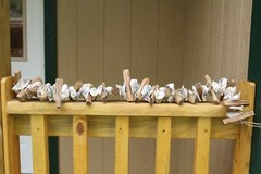 Beach Wedding Table Runner Centerpiece Oyster Shells Driftwood, 33″+ G-83
