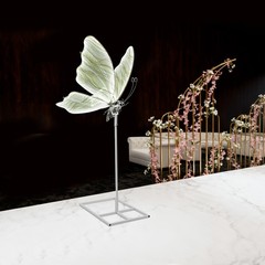 Wedding Electric Butterfly Floor Lamp, Led Floor Standing Lamp White For Wedding