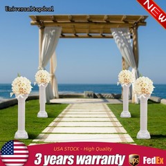 Classic Greek Roman Column Pedestal Corinthian Style Fluted Home Decor 34.65 in