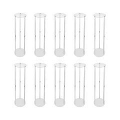 10pcs 80cm Acrylic Artificial Flower Vase Stand Wedding Centerpieces Decoration