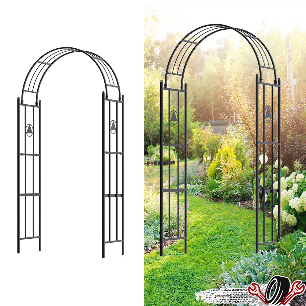 Garden Archway Arch Arbor Trellis Yard Decor Wedding Patio Structure Gate 89.5in