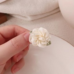 12 Pcs White Mini Rose Hair Clip Jasmine Flower Hair Clip Hair Barrettes Head…