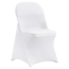 Uimoso 50PCS White Stretch Spandex Chair Covers for Weddings,Parties, and Dining