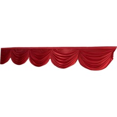 3/6M Long Tassel Faux Silk Swag Drape Panel Party Stage Event Background Decor