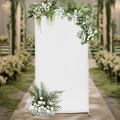 Elegant Gold Wedding Stand, Sturdy Iron Frame, 13.23 lbs Load Capacity, Easy to