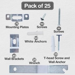 Security Picture Hangers for Art and Signage ,Anti-Theft Frame Locking Pictur…