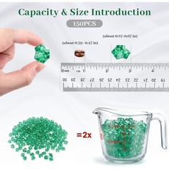 150PCS Premium Acrylic Fake Ice Rocks Vase Stabilizing Luxury Table Decor New