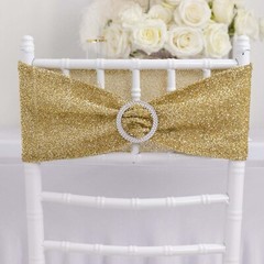 5 CHAMPAGNE Spandex Chiavari Chair Cushion Covers Wedding Reception Party