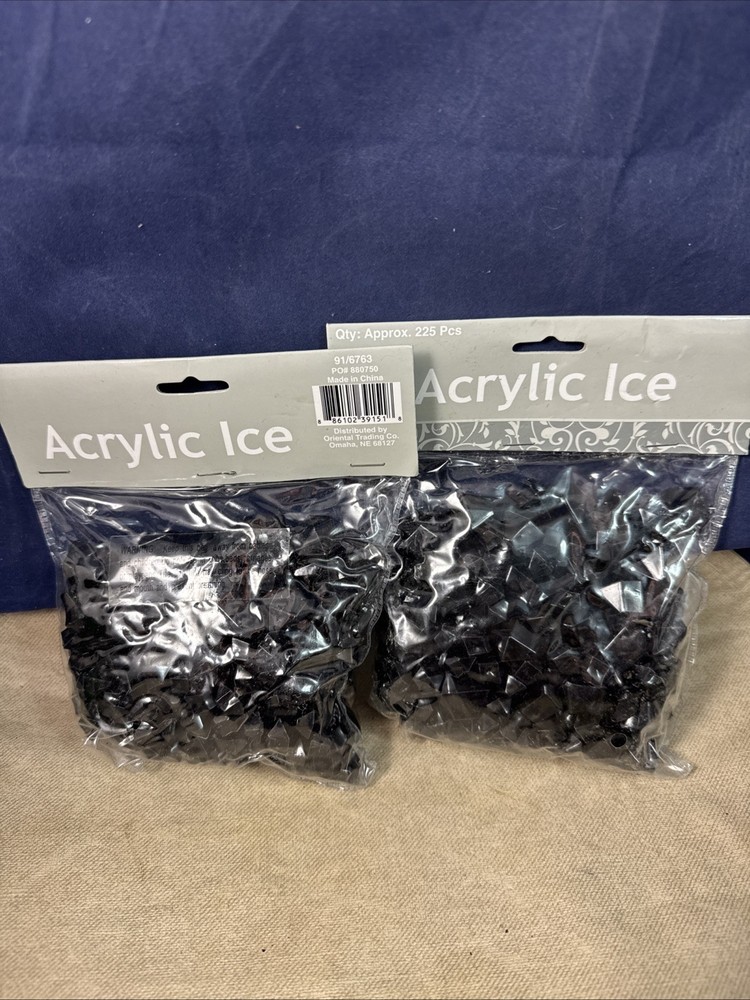 550 Pcs Acrylic Ice Crystal Like Pieces Dazzled Bling Wedding Decorations Supply