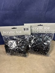 550 Pcs Acrylic Ice Crystal Like Pieces Dazzled Bling Wedding Decorations Supply