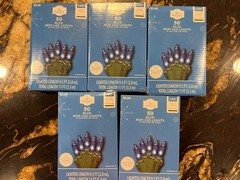 Holiday Time 50 LED Blue Mini Lights. Save Energy Green Wire. Lot of 5
